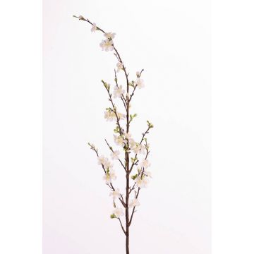 Rama de manzano artificial SADAKA, con flores, crema, 70cm