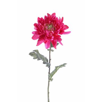 Crisantemo sintético AMANDI, fucsia, 75cm, Ø15cm