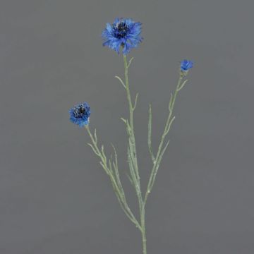 Rama de aciano artificial KELSIE, azul, 70cm, Ø4cm