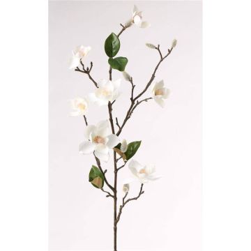 Rama de magnolia artificial MASAHI, crema, 90cm, Ø4-8cm