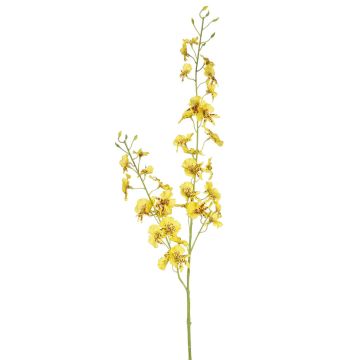 Rama de orquídea Oncidium artificial TALIAH, amarillo, 85cm, Ø3-4cm