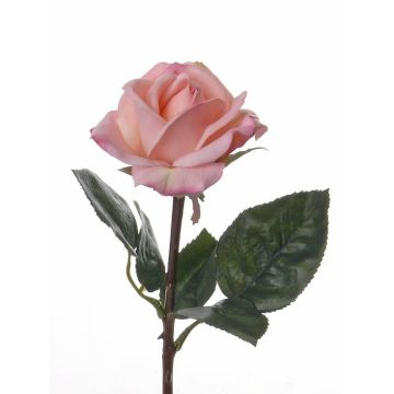 Rosa artificial AMELIE, rosa, 35cm, Ø9cm