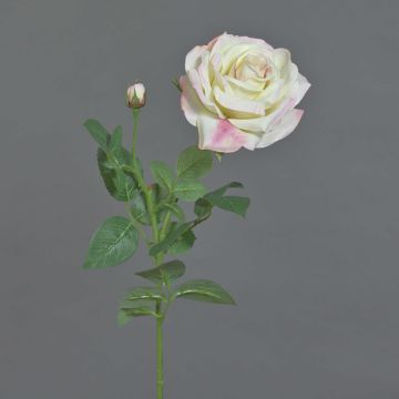 Rosa artificial JANINE, rosa palo, 70cm, Ø12cm