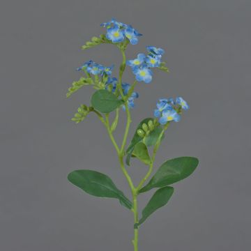 Rama de nomeolvides artificial ESTHER, azul claro, 35cm, Ø2cm
