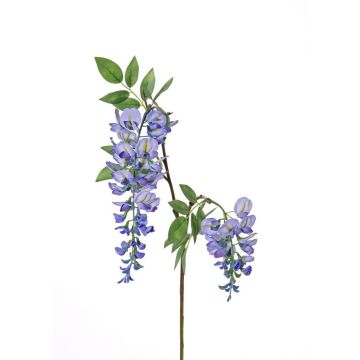 Rama de wisteria artificial NEZUMI, con flores, azul, 105cm