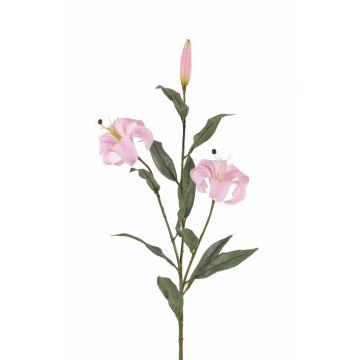 Rama de lirio sintético DANBI, rosa, 85cm, Ø9cm