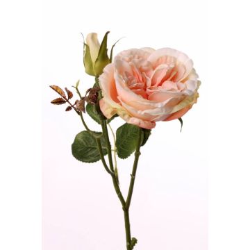 Mini rama de rosa artificial JUDY, naranja, 35cm, Ø8cm