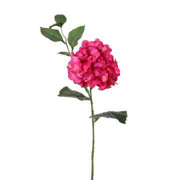 Hortensia flor artificial ASUKA, fucsia, 80cm, Ø15cm