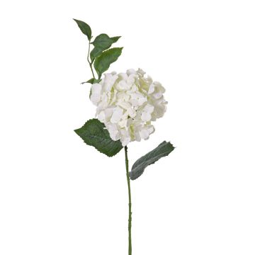 Hortensia flor artificial ASUKA, blanco, 80cm, Ø15cm