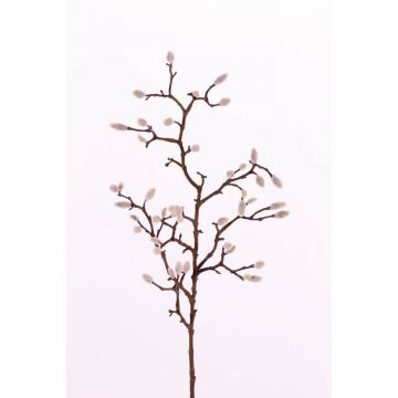 Rama de magnolia artificial KOTORI, blanco, 75cm
