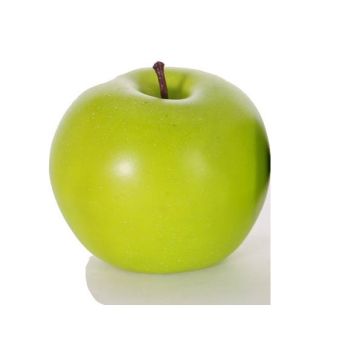 Manzana de plástico ADALBERO, verde, 8cm, Ø8cm