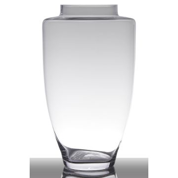 Elegante florero de cristal LACEY, transparente, 31,5cm, Ø18cm