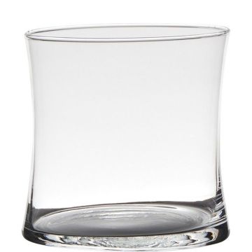 Farolillo de cristal DENNY, transparente, 15cm, Ø15cm