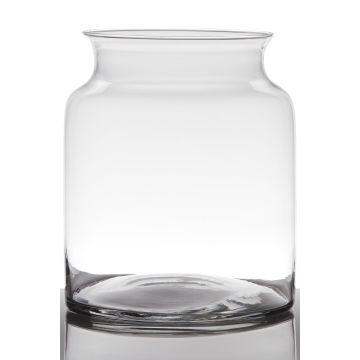 Farolillo de cristal transparente HANNA EARTH, 23cm, Ø19cm