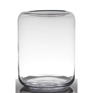 Florero de vidrio EIKE, transparente, 30cm, Ø23cm