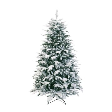 Árbol de Navidad artificial ZÜRICH SPEED, nevado, 150cm, Ø110cm