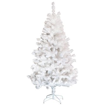 Árbol navideño sintético GÖTEBORG SPEED, blanco, 150cm, Ø80cm