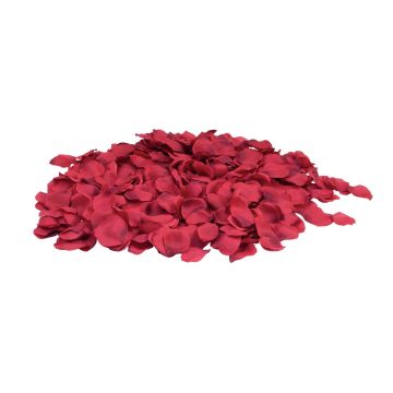 Pétalos artificiales de rosa MEGGIE, 500 piezas, rojo, 4x4cm