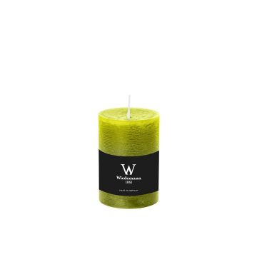 Vela cilíndrica para farol AURORA, verde manzana, 10cm, Ø6,8cm, 42h - Made in Germany Vela cilíndrica para farol AURORA, verde manzana, 10cm, Ø6,8cm, 42h - Made in Germany