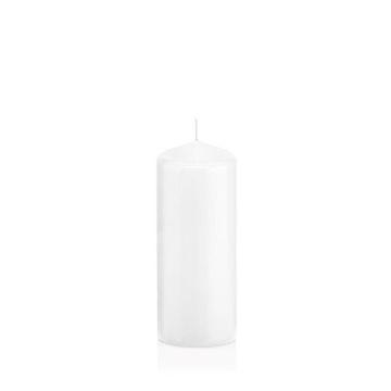 Vela de farol MAEVA, cilíndrica, blanco, 18,5cm, Ø6cm, 61h - Made in Germany Vela de farol MAEVA, cilíndrica, blanco, 18,5cm, Ø6cm, 61h - Made in Germany