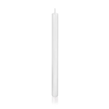 Vela de candelabro TARALEA, blanco, 35cm, Ø2,3cm, 18h - Made in Germany