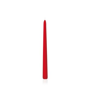 Vela para candelabro PALINA, roja, 30cm, Ø2,5cm, 13h - Made in Germany