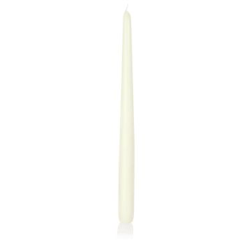 Vela para candelabro PALINA, marfil, 40cm, Ø2,5cm, 15,5h - Made in Germany