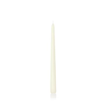 Vela para candelabro PALINA, marfil, 25cm, Ø2,5cm, 8h - Made in Germany