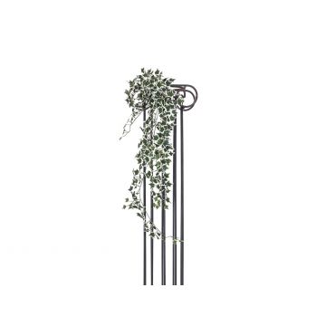 Hiedra artificial colgante JOHANNES con vara de fijación, verde-blanco, 100cm