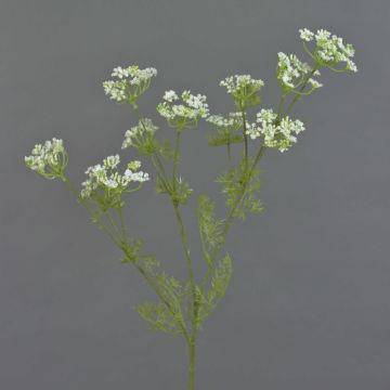 Rama de eneldo artificial WINCENT, blanco-verde, 80cm