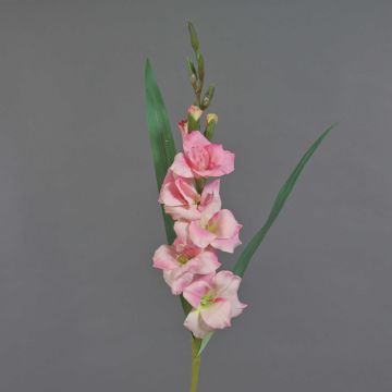 Gladiolo artificial ELEA, rosa, 85cm, Ø3-10cm