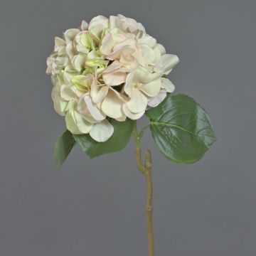 Hortensia de plástico CHIDORI, rosa crema, 60cm, Ø20cm