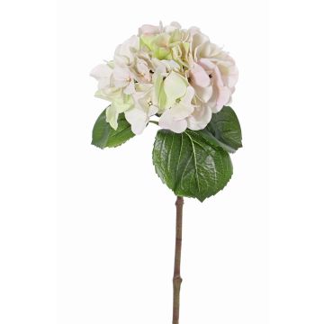 Hortensia de plástico CHIDORI, rosa crema, 60cm, Ø20cm