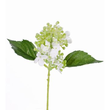 Hortensia sintética CHABY, blanco-verde, 30cm, Ø9cm