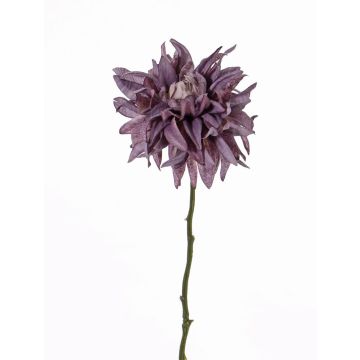 Dalia sintética SMILA, violeta, 55cm, Ø12cm