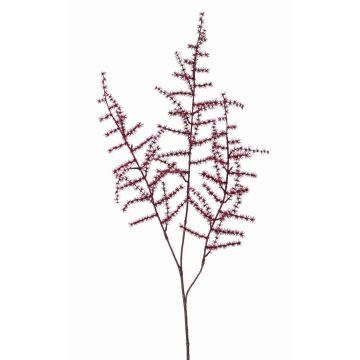 Rama de esparraguera acutifolius artificial HANS, rojo oscuro, 70cm