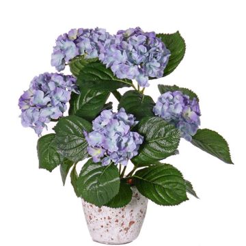 Hortensia flor artificial TEMARI, violeta, 35cm, Ø10-12cm