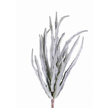 Euphorbia trigona artificial REESE con barra para fijación, gris-verde, 30cm, Ø20cm
