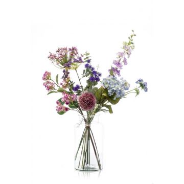 Ramo de flores artificiales FEME, violeta, 90cm, Ø40cm