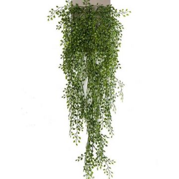 Planta colgante de jazmín artificial AZAHARA en vara de ajuste, verde, 80cm