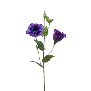 Flor artificial de eustoma JENO, violeta, 60cm