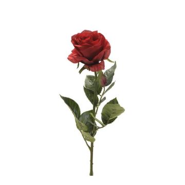 Rosa artificial BRINA, rojo, 70cm