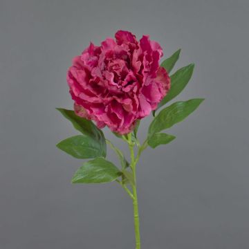 Peonía artificial DIVIN, fucsia, 65cm