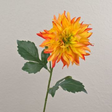 Dalia artificial CINTHIA, naranja, 60cm