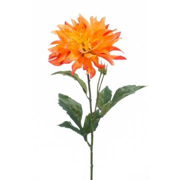 Dalia artificial CINTHIA, naranja, 60cm
