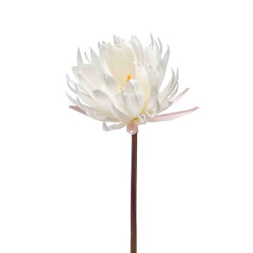 Flor artificial de crisantemo NAGANO, blanco, 80cm