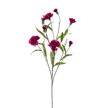 Flor artificial de clavel KANO, violeta, 70cm