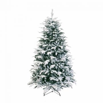 Árbol de Navidad artificial ZÜRICH SPEED, nevado, 240cm, Ø150cm