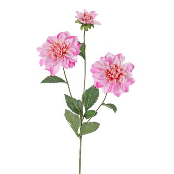 Dahlia artificial ANJULIKA, rosa, 75cm, Ø6-12cm