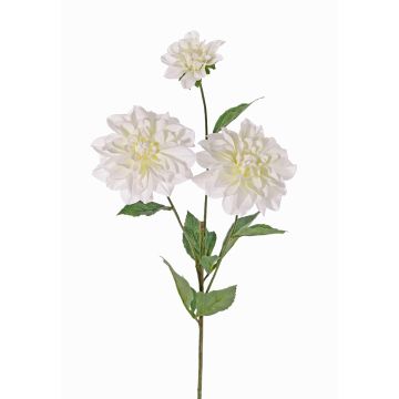 Dahlia artificial ANJULIKA, blanca, 75cm, Ø6-12cm